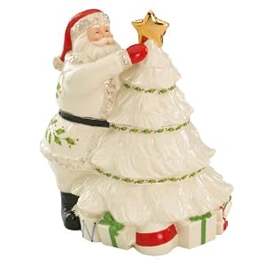 Lenox Holiday Santa Cookie Jar by