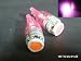 1W LED T10 ソケット ピンク 桃 2個セット 高品質 ポジション球 メーター球　などに！