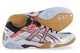 New Asics Gel Domain Mens Indoor Sports Schuhe Sneaker - Silber - SIZE EU 50.5