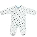 Babysoy Organic Cotton Pattern Footie (Baby) - Whale-0-3 Months