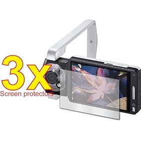 3pcs Casio EXILIM Tryx Digital Camera Premium Clear LCD Screen Protector Cover Guard Film... by 