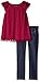 Nautica Girls' Woven Top and Jegging Set