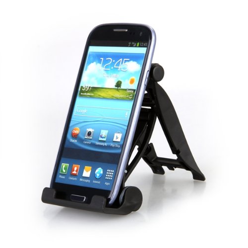 Foldable Bracket Stand Cradle Mount Holder for iPhone 4 4S 5 iPad Mini Black On Sale