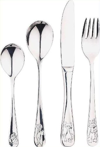 EDELSTAHL KINDER-BESTECK-SET JUNIOR