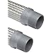 Unisource 401 Stainless Steel Connnector Hose Assembly, Stainless Steel NPT Male Connection