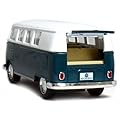 Set of 4: 5" Classic 1962 Volkswagen Van 1:32 Scale (Green/Maroon/Red/Yellow)