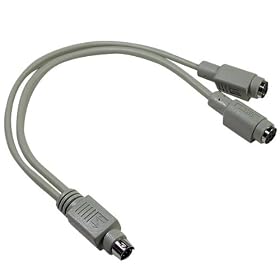2 FOR 1 Y Mouse YKey Key Serial Port