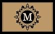 Imperial Monogram Coir Mat - M Imperial Monogram Coir Mat - M