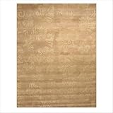 Hand Tufted Wool Beige Damask Jaden Contemporary Rug Rectangle Size: 2 x 3