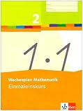 Wochenplan Mathematik. Themenheftpaket 2. Schuljahr: Baden-W&uuml;rttemberg, Berlin, Brandenburg, Bremen, Hamburg, Hessen, Mecklenburg-Vorpommern, ... Sachsen, Sachsen-Anhalt, Schleswig-Holstein