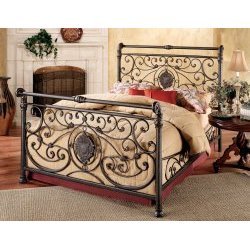 Hillsdale Furniture Mercer Bed Set - California King Frame Set - 1039BCKR (Antique Brown)... by Hillsdale Furniture