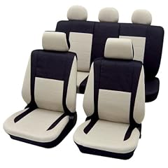 ELEGANCE Sitzbez�ge / Schonbez�ge / Sitzbezug / Schonbezug SCHWARZ/BEIGE