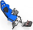 Openwheeler Racing Wheel Stand Cockpit Blue/Black | For Logitech G29 | G920 and Logitech G27 | G25 | Thrustmaster Wheels | Racing wheel & controllers NOT included