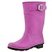 Kamik Girls Raindrops Rain Boot Viola, 4 M US Big Kid