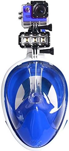 Snorkel Mask SEAHELO- Xtreme New 2017! The Best 180x2DA; View full face snorkel mask Diving for men an women with separate Air channel for Anti-fog &amp; Anti-leak with Camera Frame for Gopro Camara