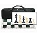Search : Wood Expressions Tournament Chess Set with Black Canvas Bag