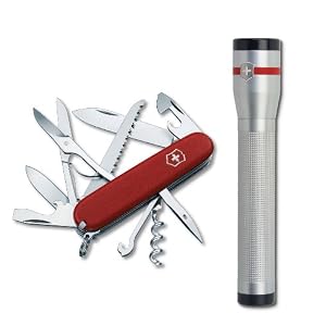 Victorinox Swiss Army Huntsman II Knife with AA LED Flashlight $23.95 