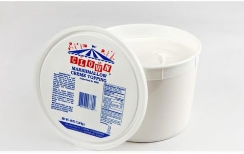Clown Global Brands Marshmallow Cream Topping 6 Case 1 Gallon