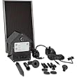 Solar Pumpe Springbrunnen NKAPS2 Solarpumpe mit Akku und LED Teichpumpe