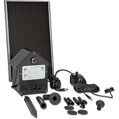 Solar Pumpe Springbrunnen NKAPS2 Solarpumpe mit Akku und LED Teichpumpe