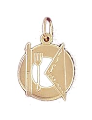 CleverEves 14k Gold Charm Kitchen Utensils 0.9 - Gram(s)