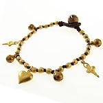 brass charm bracelet