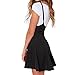 E.JAN1ST Women's Suspender Skirts Basic High Waist Versatile Flared Skater Skirt
