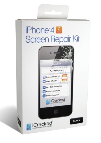 iPhone 4S Premium Screen Replacement & Repair Kit - Black