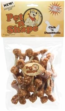 PET VENTURES - CHIK â€TMN DUMBBELLS TREAT 8 OZ