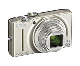 Nikon Coolpix S8200 Digitalkamera (16 Megapixel, 14-fach opt. Zoom, 7,5 cm (3 Zoll) Display, Full-HD-Video, bildstabilisiert) silber