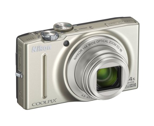 Nikon Coolpix S8200 Digital Camera - Silver (16.1MP, 14x Optical Zoom) 3 inch LCD
