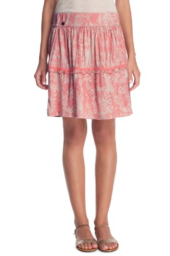edc by ESPRIT Damen Rock (knielang) Normaler Bund, All over Druck 052CC1D010, Gr. 34 (XS), Preisvergleich
