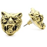 Jenny Bird Hear Me Roar Lion Stud Earrings