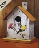 Metal Roof Goldfinch Birdhouse
