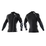 2XU Mens Elite Compression Long Sleeve Top