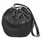 Bric's New Nappa - Large Black Drawstring Leather Shoulder Bag
