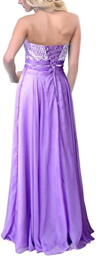 UniWedding Women's Halter Beaded Women's Lace-up Formal Evening Dress Size US 4