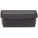 Kapsto 270 R 5025 1.5 - 2 Polyethylene Rectangular Plug, Black, 50x25 mm (Pack of 100)