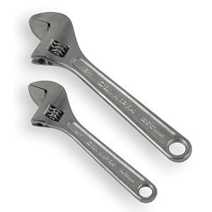 Olympia Tools 01-072 2Pc Adjustable Wrench Set by Olympia