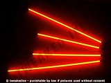Orange Underglow Underbody 4 Pc Car Neon Kit Lights - Brand New - FREE SHIPPING