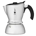 Bialetti 2-cup Mukka Express Stovetop Cappuccino Maker - Polished Silver