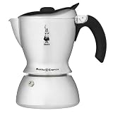 Bialetti 2-cup Mukka Express Stovetop Cappuccino Maker - Polished Silver by Bialetti