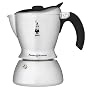 Bialetti 2-cup Mukka Express Stovetop Cappuccino Maker - Polished Silver