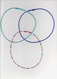 Rubber Band Keeper Necklace - Blue Asst.