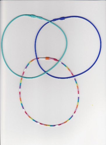 Rubber Band Keeper Necklace - Blue Asst.