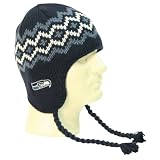 Seattle Seahawks Helmet Style Winter Knit Hat - Navy