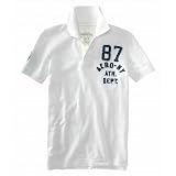 AEROPOSTALE(エアロポステール)半袖ポロシャツ 87 PATCH JERSEY GRAPHIC POLO