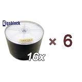 300pcs Gigablock DVD+R 16x 4.7GB 120Min White Inkjet Hub Printable Top