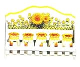 SUNFLOWER 3-D Spice Rack & Jars *NEW*