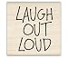 L.O.L. Wood Mounted Rubber Stamp